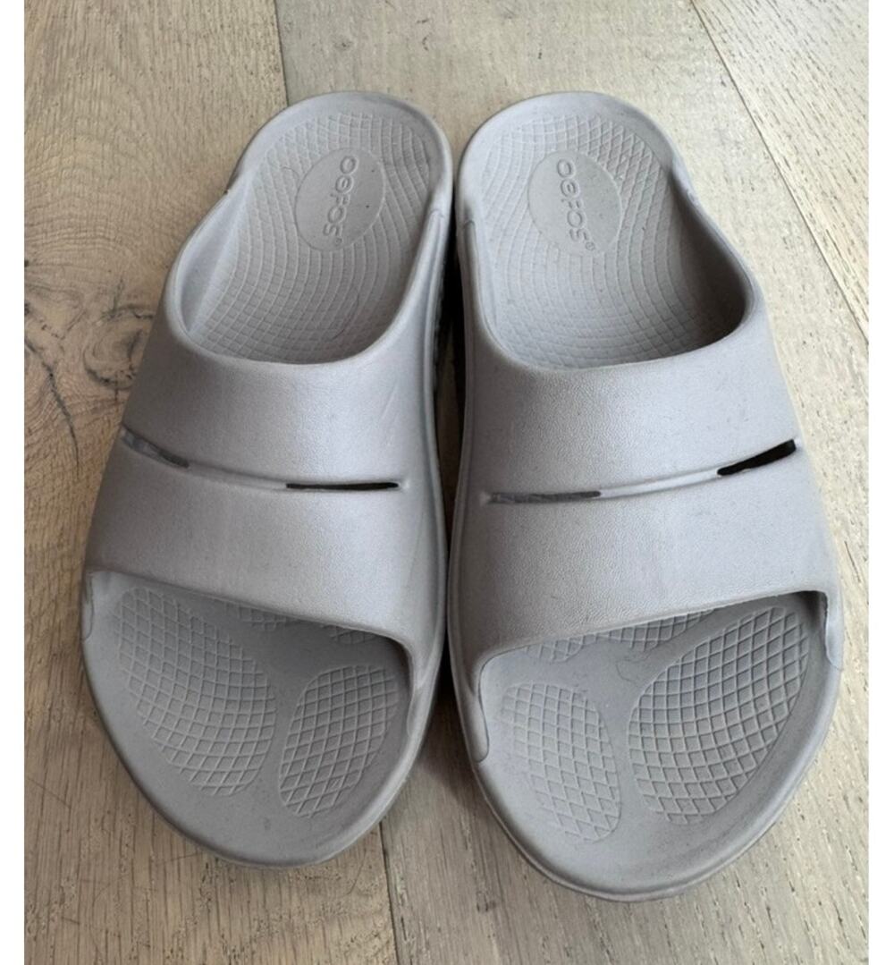 Oofos Oohah Slide Nomad Tan 7 37 Nomad
